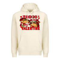 Tofu Tacos are my Valentine Valentine's Day Premium Hoodie - FaDigitalArtStudio