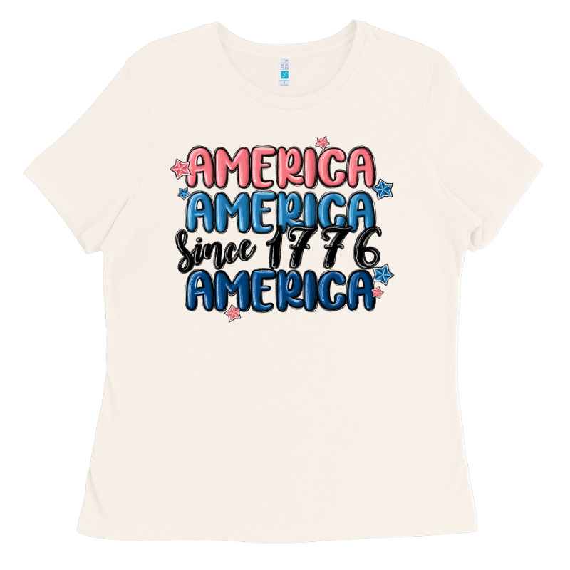 America Since 1776 Ladies Tee by MaliasSmallBusiness | Teevron