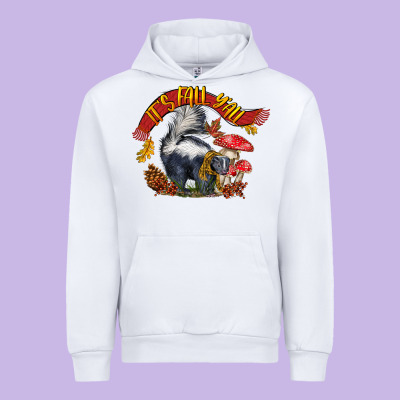 It's Fall Y'all Skunk Urban Hoodie Designed By Lillyallendesigns