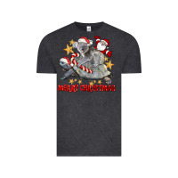 Vintage Black Merry Christmas Tortoise And Koala Vintage Tee - LillyAllenDesigns