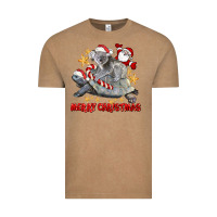 Vintage Coffee Merry Christmas Tortoise And Koala Vintage Tee - LillyAllenDesigns