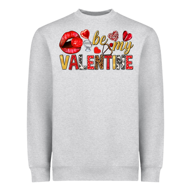 Be My Valentine Valentine's Day Heavyweight Sweatshirt by HowdyJamesFarm | Teevron