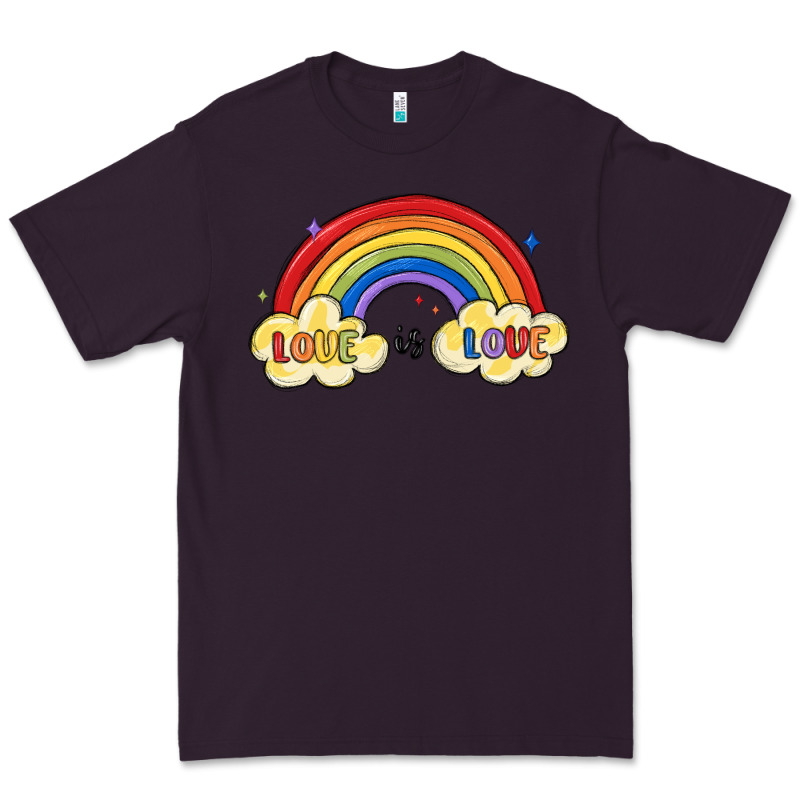 Love Is Love Lgbtq Premium Tee by MaliasSmallBusiness | Teevron