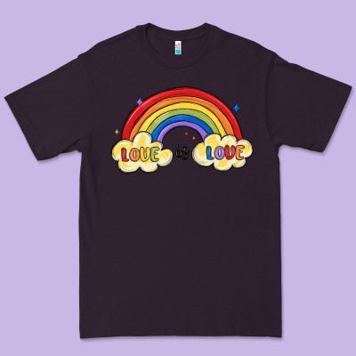 Love Is Love Lgbtq Premium Tee Designed By Maliassmallbusiness