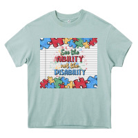 Arona see the ability not the disability Heavy Core Tee - MaliasSmallBusiness