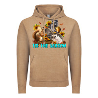Vintage Coffee Fall Tis The Season Animals Vintage Hoodie - LillyAllenDesigns