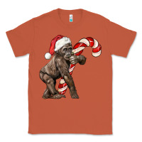 Copper Christmas Candy Cane Baby Gorilla Classic Tee - LillyAllenDesigns