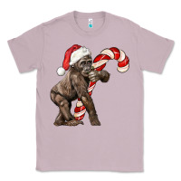Lilac Christmas Candy Cane Baby Gorilla Classic Tee - LillyAllenDesigns