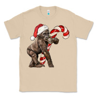 Mushroom Christmas Candy Cane Baby Gorilla Classic Tee - LillyAllenDesigns