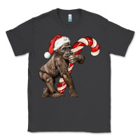 Smoke Christmas Candy Cane Baby Gorilla Classic Tee - LillyAllenDesigns