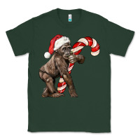 Sports Green Christmas Candy Cane Baby Gorilla Classic Tee - LillyAllenDesigns