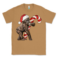 Toasted Coconut Christmas Candy Cane Baby Gorilla Classic Tee - LillyAllenDesigns