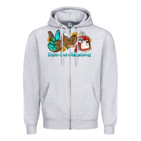 Peace Love Phlebotomy Zipper Hoodie | Teevron