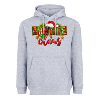Heather Grey christmas auntie claus Heavyweight Hoodie - FaDigitalArtStudio