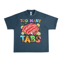 Midnight Navy too many tabs Urban Heavy Tee - Artiststas