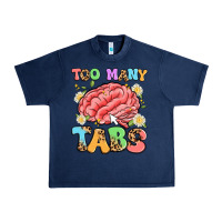 Navy too many tabs Urban Heavy Tee - Artiststas