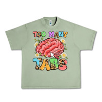 Oil Green too many tabs Urban Heavy Tee - Artiststas