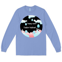 Colony Blue Happy Easter Long Sleeve Tee - Bettercallsaul