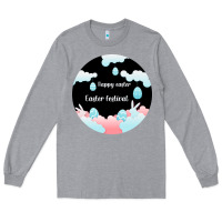Heather Grey Happy Easter Long Sleeve Tee - Bettercallsaul