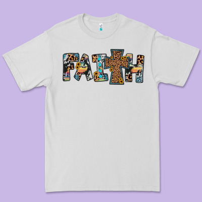 Faith Cross Premium Tee Designed By Jahusdesignshop