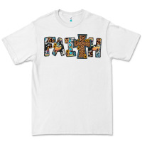 White faith cross Premium Tee - JahusDesignShop