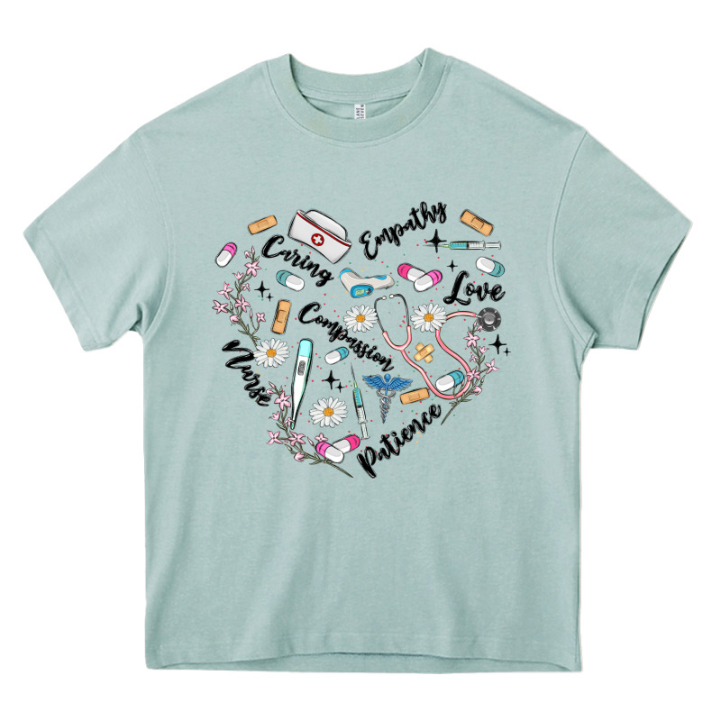 Nurse Heavy Core Tee by MaliasSmallBusiness | Teevron