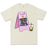 Bone caution i haven't had my coffee yet Premium Tee - MaliasSmallBusiness
