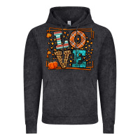 Vintage Black Fall Autumn Leopard Love Vintage Hoodie - LillyAllenDesigns