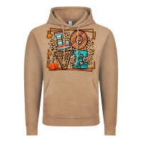 Vintage Coffee Fall Autumn Leopard Love Vintage Hoodie - LillyAllenDesigns