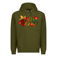 Army Green Bonita Premium Hoodie - FaDigitalArtStudio