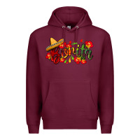 Burgundy Bonita Premium Hoodie - FaDigitalArtStudio