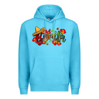 Ocean Blue Bonita Premium Hoodie - FaDigitalArtStudio