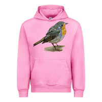 Fuchsia Pink yellow breast Urban Hoodie - LillyAllenDesigns