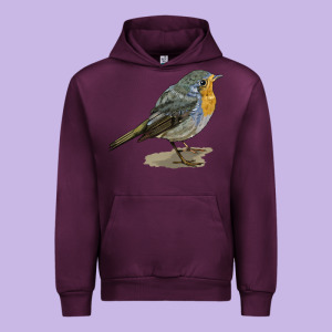 Yellow Breast Urban Hoodie Designed By Lillyallendesigns