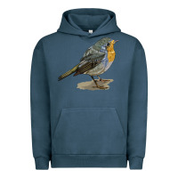 Pigment Midnight Navy yellow breast Urban Hoodie - LillyAllenDesigns