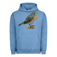 Pigment Pebble Blue yellow breast Urban Hoodie - LillyAllenDesigns