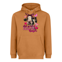 Meerkat Valentine's Day Shut Up And Kiss Me Heifer Holstein Cow Heavyweight Hoodie - FaDigitalArtStudio
