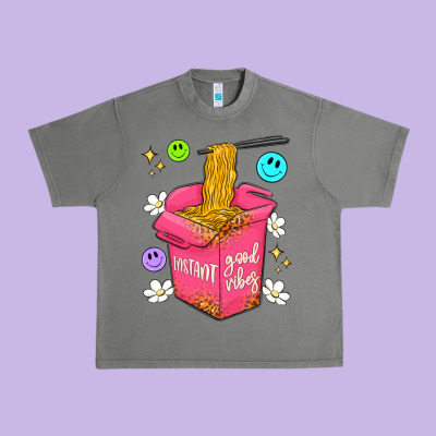 Instant Good Vibes Urban Heavy Tee Designed By Artiststas