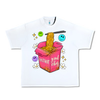 White instant good vibes Urban Heavy Tee - Artiststas