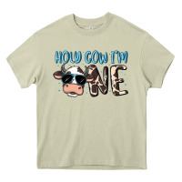 Mossy holy cow i'm one Heavy Core Tee - MaliasSmallBusiness