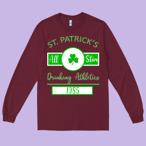 Drinking Athletics Long Sleeve Tee Designed By Bettercallsaul