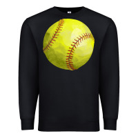 Black softball Premium Sweatshirt - FaDigitalArtStudio