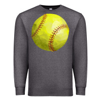 Charcoal Heather softball Premium Sweatshirt - FaDigitalArtStudio
