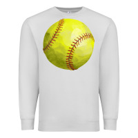 Dove Grey softball Premium Sweatshirt - FaDigitalArtStudio