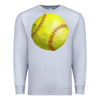 Heather Grey softball Premium Sweatshirt - FaDigitalArtStudio