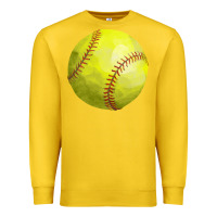 Lemon softball Premium Sweatshirt - FaDigitalArtStudio