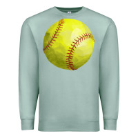Seafoam softball Premium Sweatshirt - FaDigitalArtStudio
