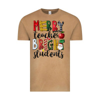 Vintage Camel Merry Teacher Bright Students Christmas Vintage Tee - LillyAllenDesigns