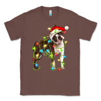 Chestnut christmas chocolate boston terrier Classic Tee - LillyAllenDesigns