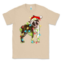 Mushroom christmas chocolate boston terrier Classic Tee - LillyAllenDesigns